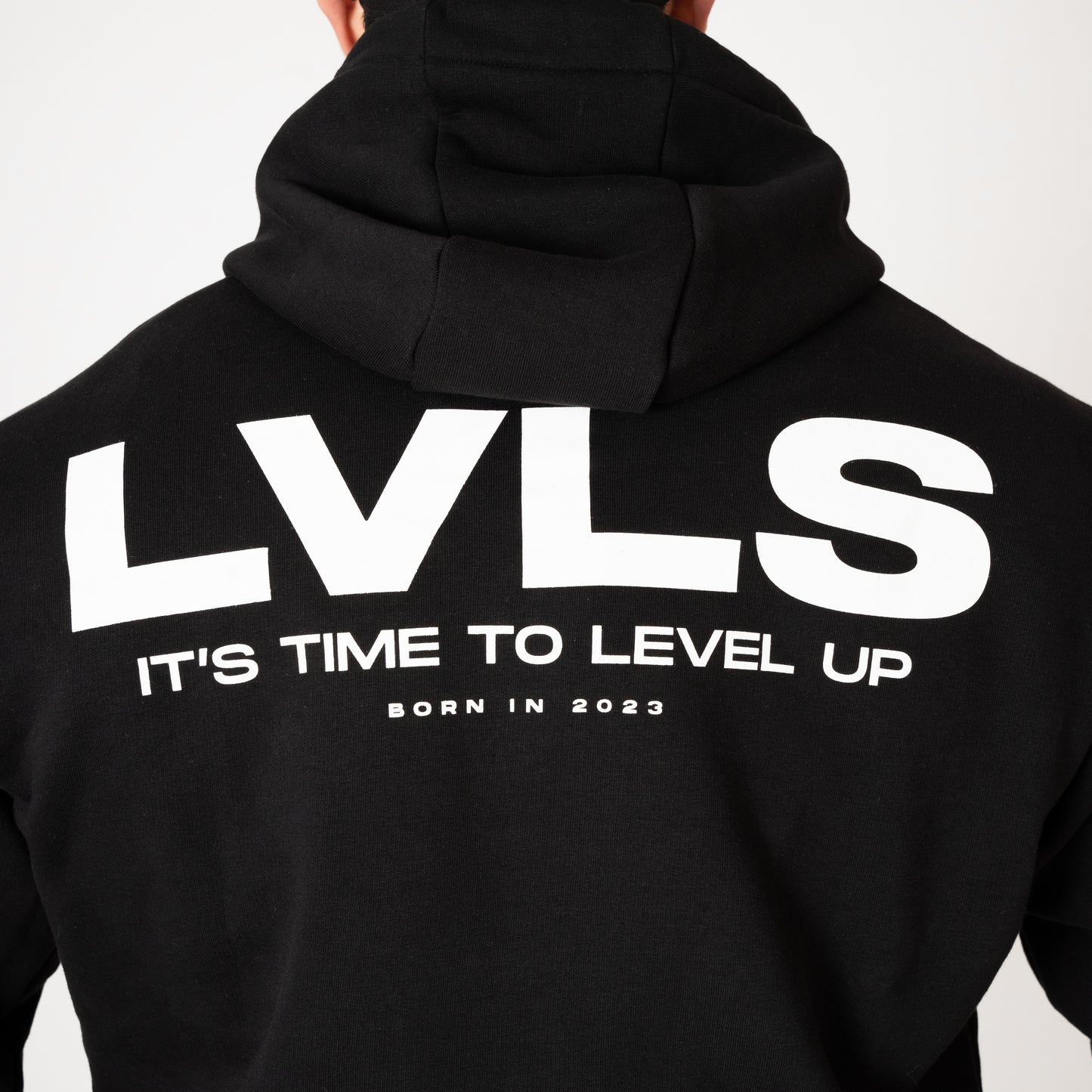 HOODIE LEVEL UP - BLACK