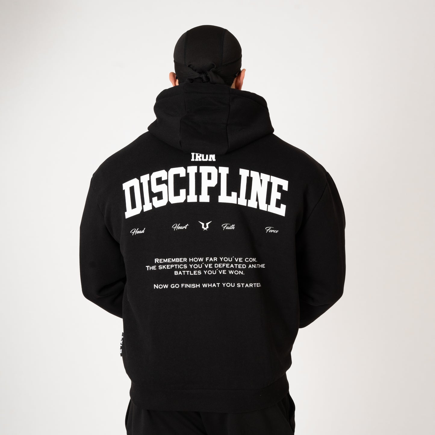 HOODIE IRON DISCIPLINE - BLACK