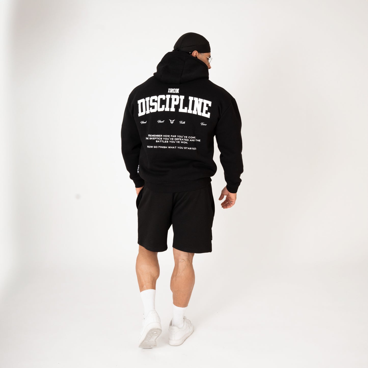 HOODIE IRON DISCIPLINE - BLACK