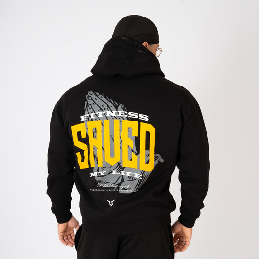 HOODIE SAVED - BLACK